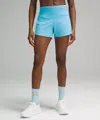 Lululemon Speed Up High-rise Lined Shorts 4" In Blue