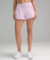 Lululemon Speed Up High-rise Lined Shorts 4" In Pink