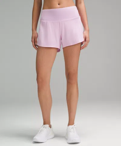 Lululemon Speed Up High-rise Lined Shorts 4" In Pink