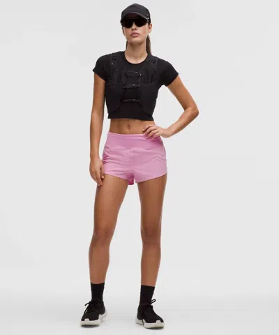 Lululemon Speed Up High-rise Short 2.5" In Pink