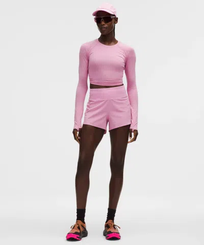 Lululemon Speed Up High-rise Short 4" In Pink