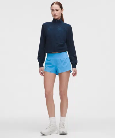 Lululemon Speed Up High-rise Short 2.5" In Blue