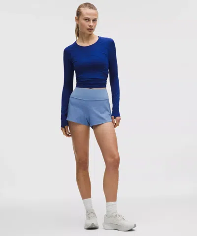 Lululemon Speed Up High-rise Short 2.5" In Blue