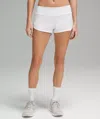 Lululemon Speed Up Low-rise Lined Short 2.5" In White