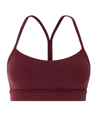 Lululemon Sports Bra In Burgundy
