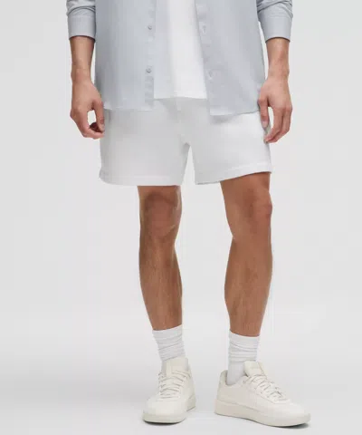 Lululemon Steady State Classic-fit Shorts 5" In White
