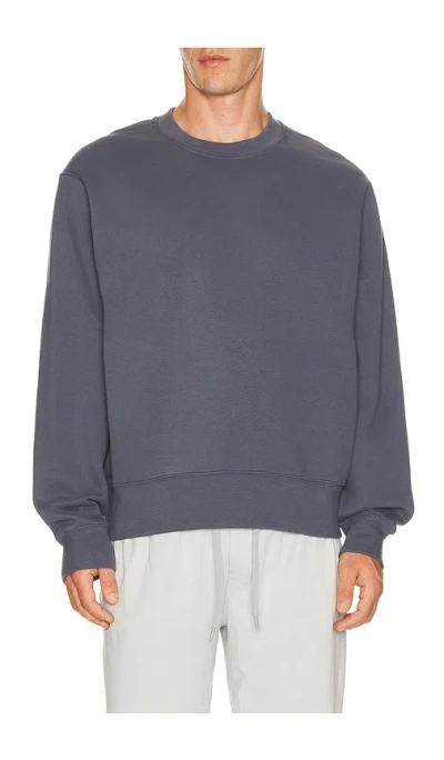 Lululemon Steady State Crew Compact Fleece Sweater In Blue