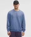 Lululemon Steady State Crew Wordmark In Blue