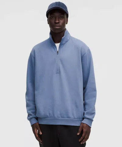 Lululemon Steady State Half Zip In Blue