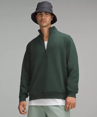 Lululemon Steady State Half Zip In Gray