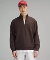 Lululemon Steady State Half Zip In Brown