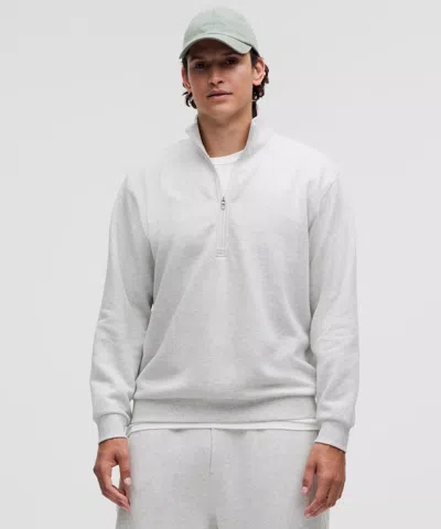 Lululemon Steady State Half Zip In Gray