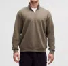Lululemon Steady State Half Zip Sweater In Nomad In Beige