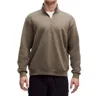 Lululemon Steady State Half Zip In Beige