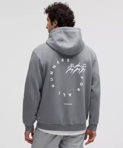 Lululemon Steady State Pullover Hoodie Graphic In Gray