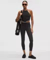 Lululemon Stitch Trim High-rise Tight 28" In Black
