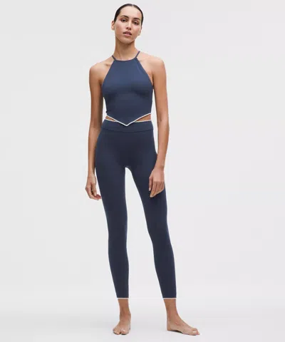 Lululemon Stitch Trim High-rise Tight 28" In Blue