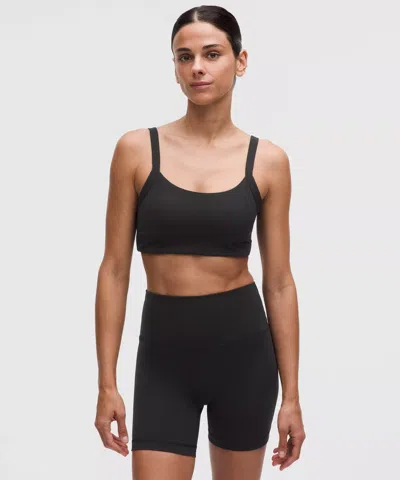 Lululemon Straight-strap Sports Bra In Black