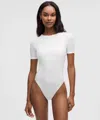 Lululemon Stretch Cotton Ribbed Short-sleeve Bodysuit