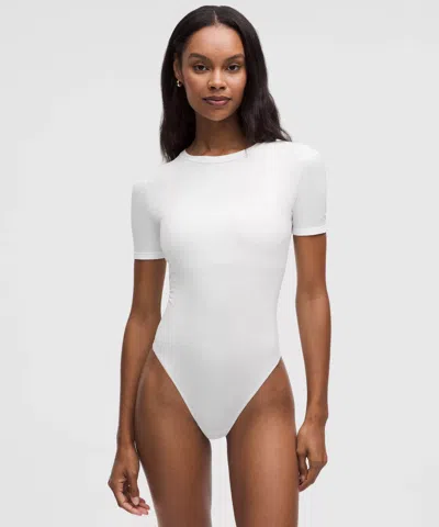 Lululemon Stretch Cotton Ribbed Short-sleeve Bodysuit