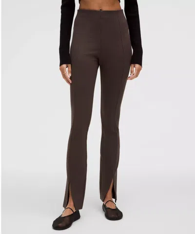Lululemon Stretch Knit High-rise Pull-on Pants Regular In Brown