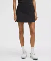 Lululemon Stretch Twill Front Pleat Golf Skirt In Black