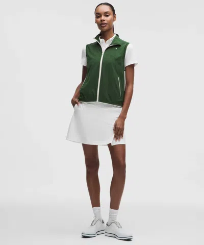 Lululemon Stretch Twill Front Pleat Golf Skirt In Blue