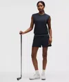 Lululemon Stretch Twill Golf Short 5" In Black
