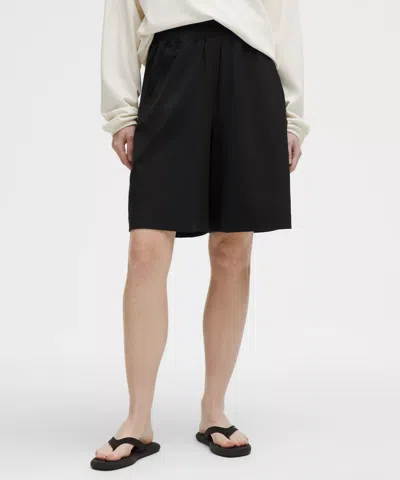 Lululemon Stretch Woven Ruffle-waist High-rise Shorts 9"