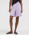 Lululemon Stretch Woven Ruffle-waist High-rise Shorts 9"