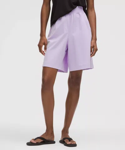 Lululemon Stretch Woven Ruffle-waist High-rise Shorts 9"