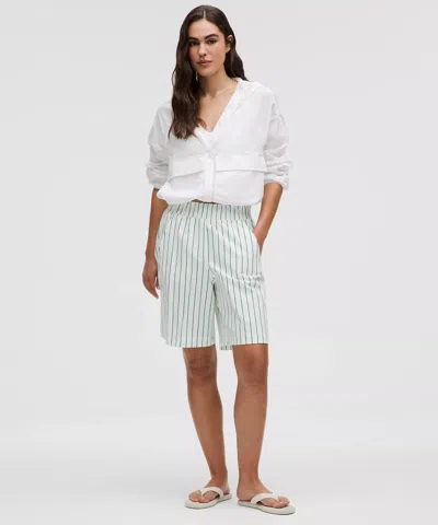 Lululemon Stretch Woven Ruffle-waist High-rise Short 9"