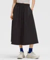 Lululemon Stretch Woven Ruffle-waist Midi Skirt