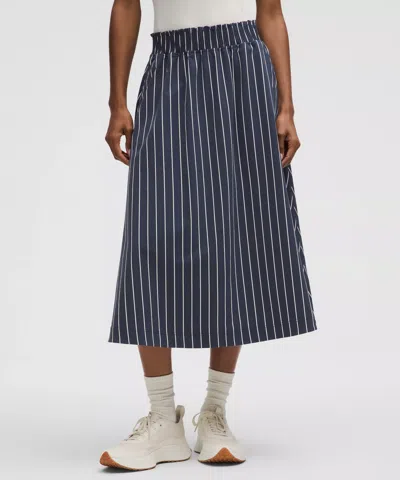 Lululemon Stretch Woven Ruffle-waist Midi Skirt
