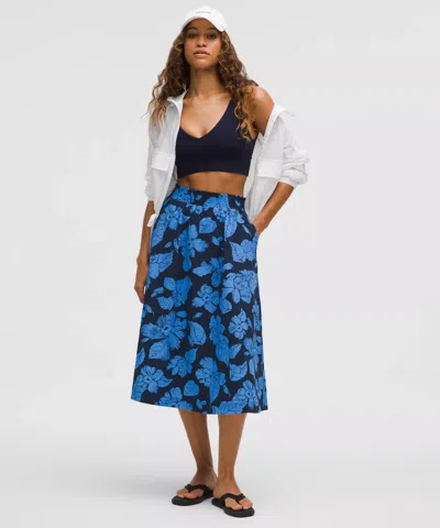 Lululemon Stretch Woven Ruffle-waist Midi Skirt
