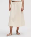 Lululemon Stretch Woven Ruffle-waist Midi Skirt