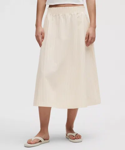 Lululemon Stretch Woven Ruffle-waist Midi Skirt