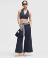 Lululemon Stretch Woven Ruffle-waist Wide-leg Cropped Pants