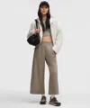 Lululemon Stretch Woven Ruffle-waist Wide-leg Cropped Pant