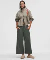 Lululemon Stretch Woven Ruffle-waist Wide-leg Cropped Pant