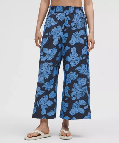 Lululemon Stretch Woven Ruffle-waist Wide-leg Cropped Pants