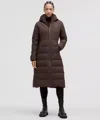 Lululemon Stretchseal Sleet Street Long Jacket In Brown