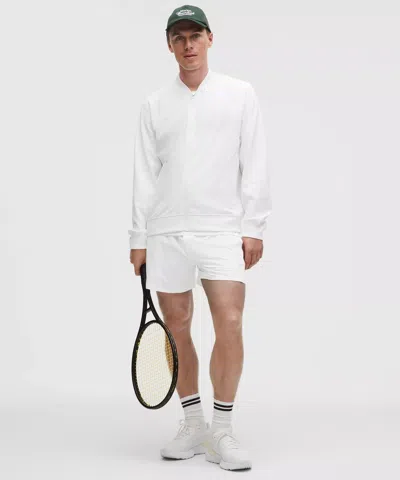 Lululemon Striped Mesh Tennis Short 5"