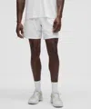 Lululemon Striped Mesh Tennis Shorts 7" In White