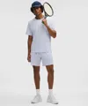 Lululemon Striped Mesh Tennis Short 7"