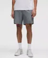 Lululemon Striped Mesh Tennis Shorts 7" In Gray