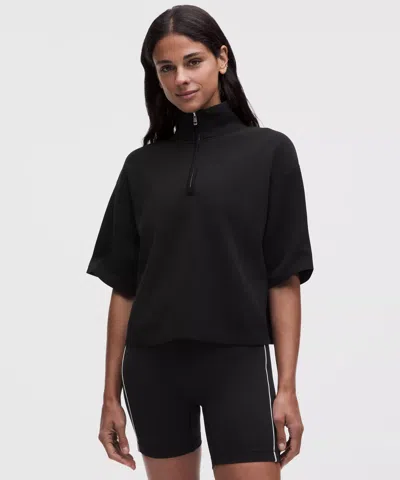 Lululemon Structured Knit Half-zip Short-sleeve Shirt