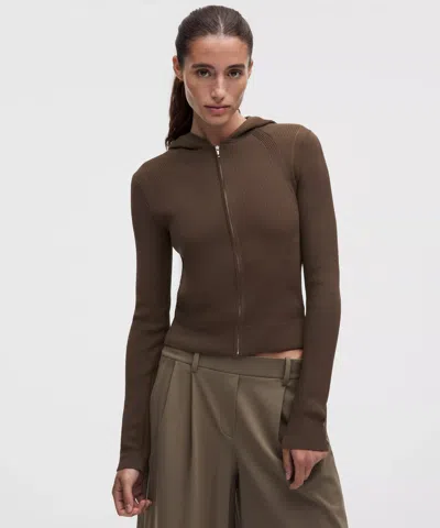 Lululemon Structured Knit Zip-up Hoodie