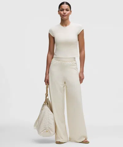 Lululemon Swift High-rise Wide-leg Pant In White