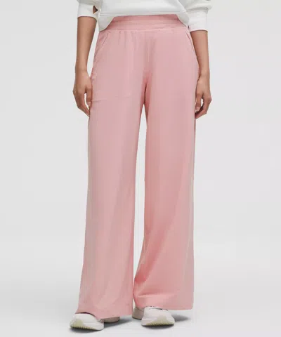 Lululemon Swift Mid-rise Wide-leg Pants In Pink
